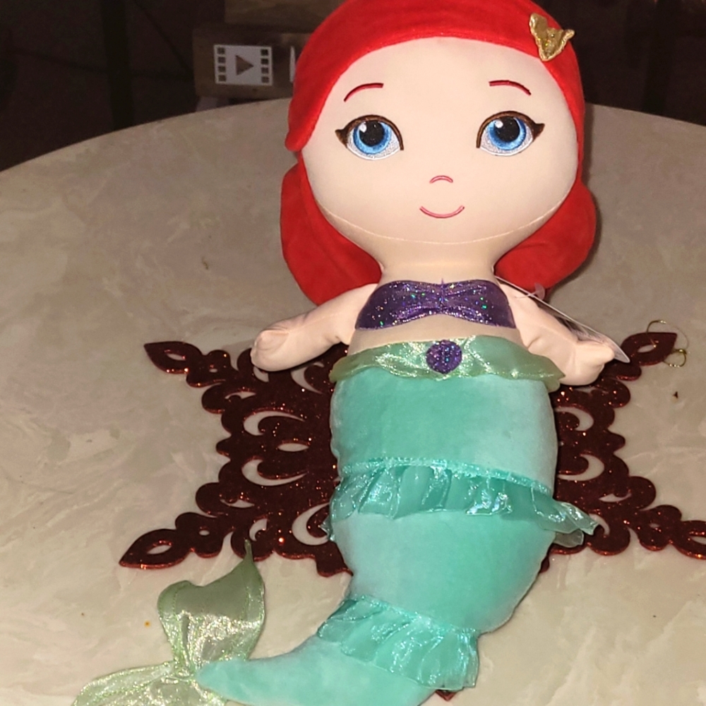 SOLD Disney Baby Ariel The Little Mermaid Plush Doll by Kids Preferred